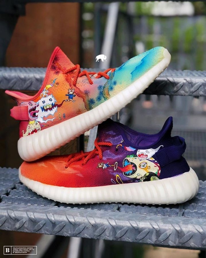 Custom yeezys 350 v2 on sale