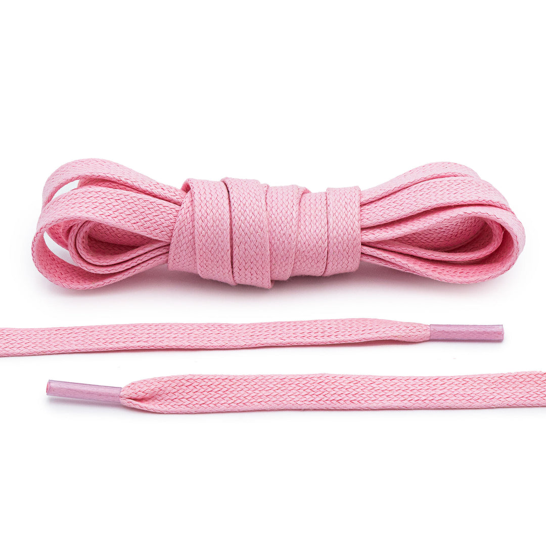 Lace Lab Pink Waxed Shoelaces