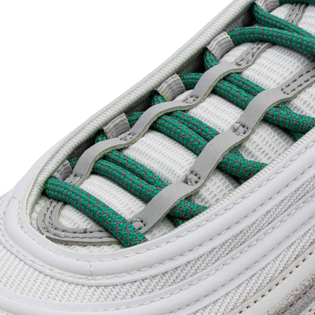 Turquoise 3M Reflective Rope Laces