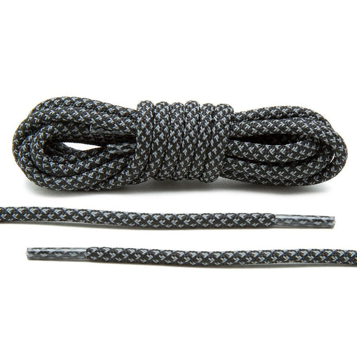 Black 3M Inverse Rope Laces - Lace Lab