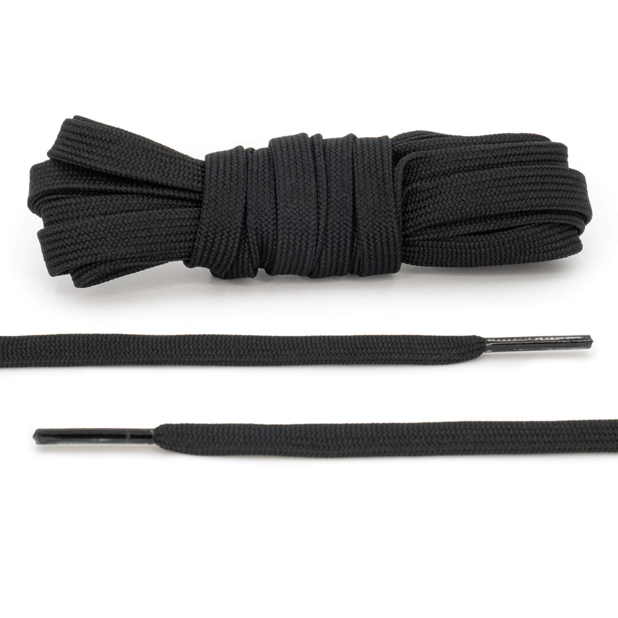 Black shoe laces nike on sale