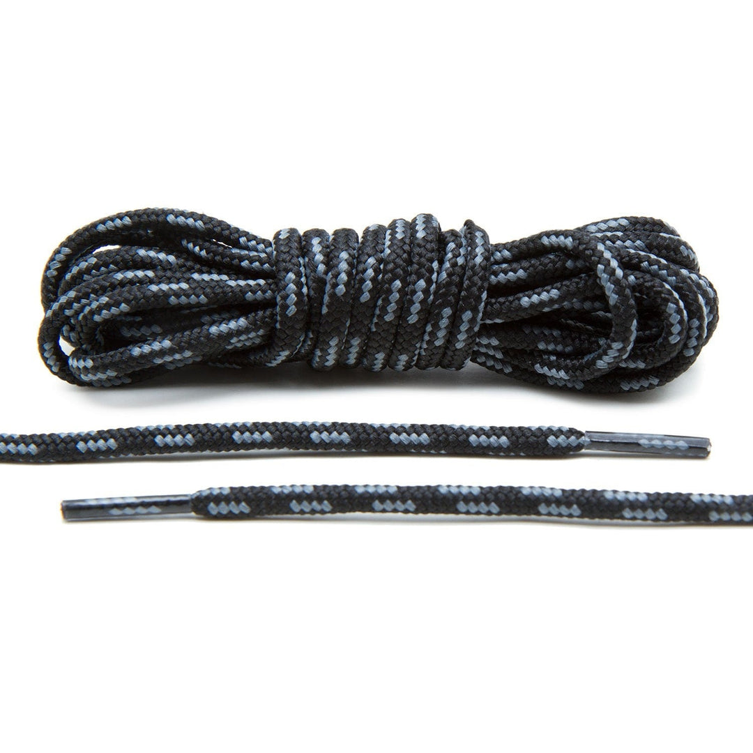 Black/Grey Boot Laces - Lace Lab