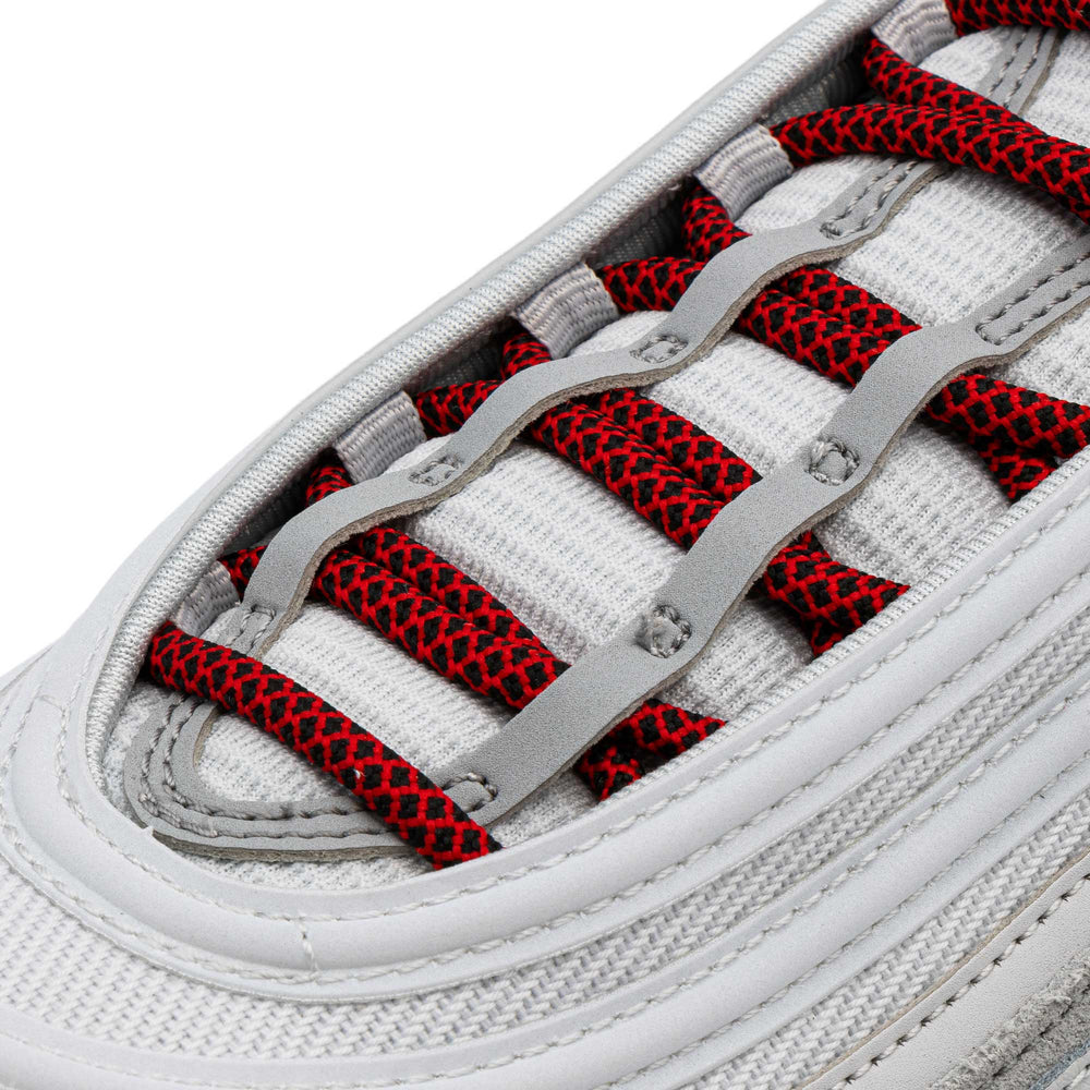 Black/Red Rope Laces - Lace Lab