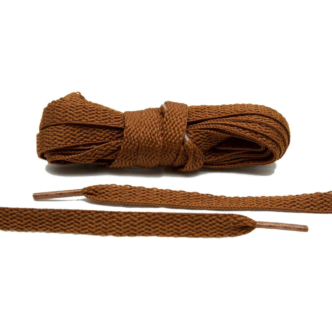 Brown Flat Shoe Laces - Lace Lab