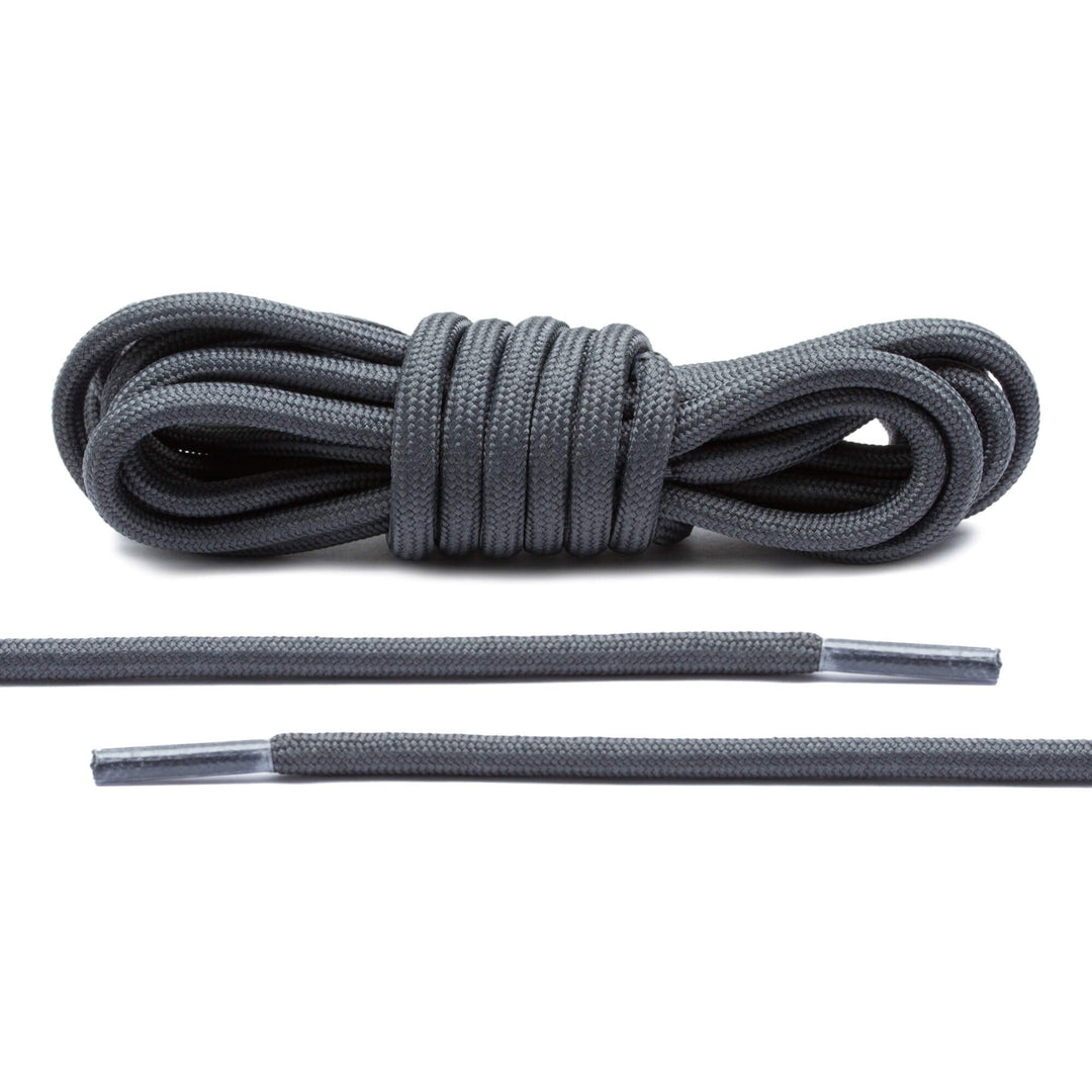 Charcoal Grey Rope Laces - Lace Lab