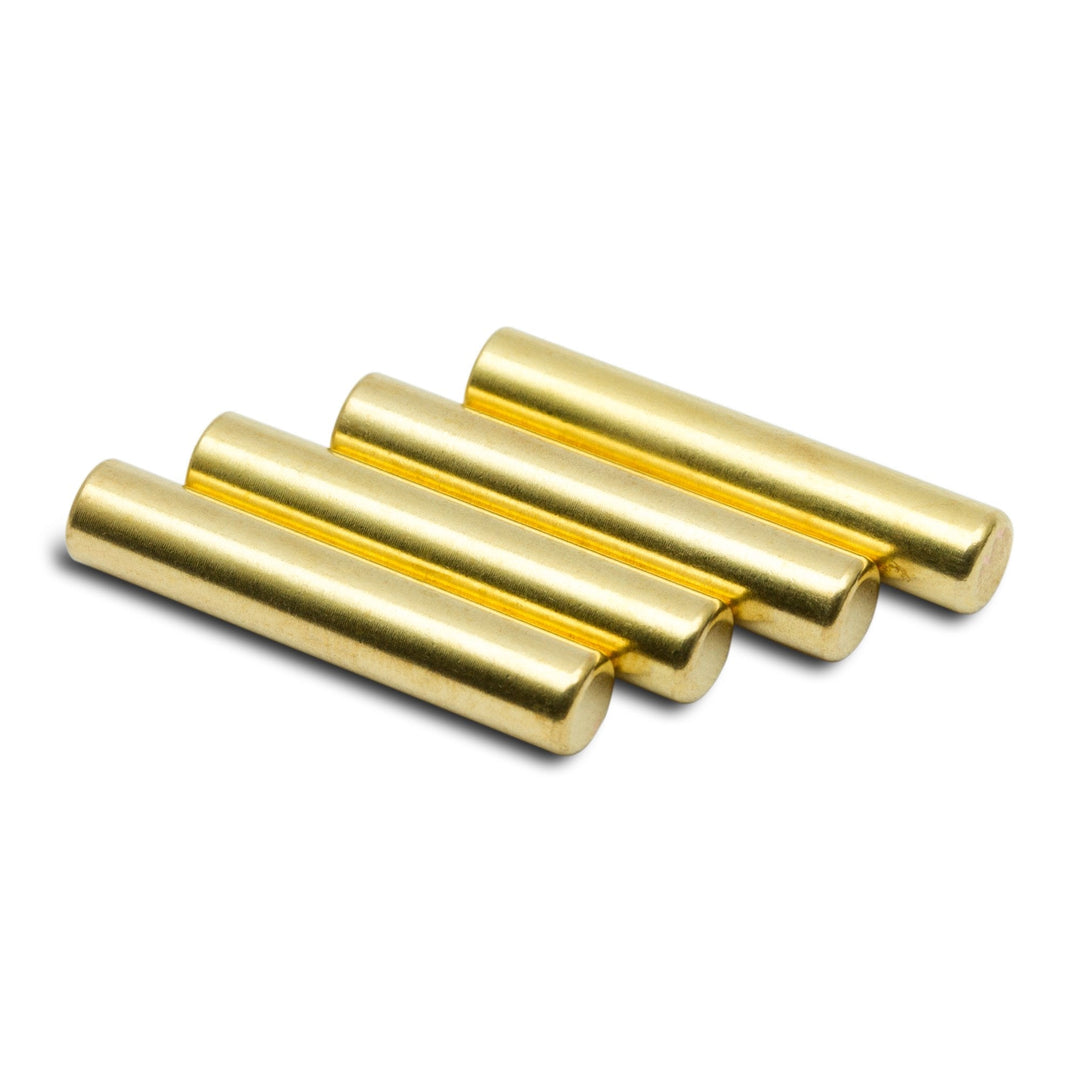 Gold Cylinder Aglets - Lace Lab
