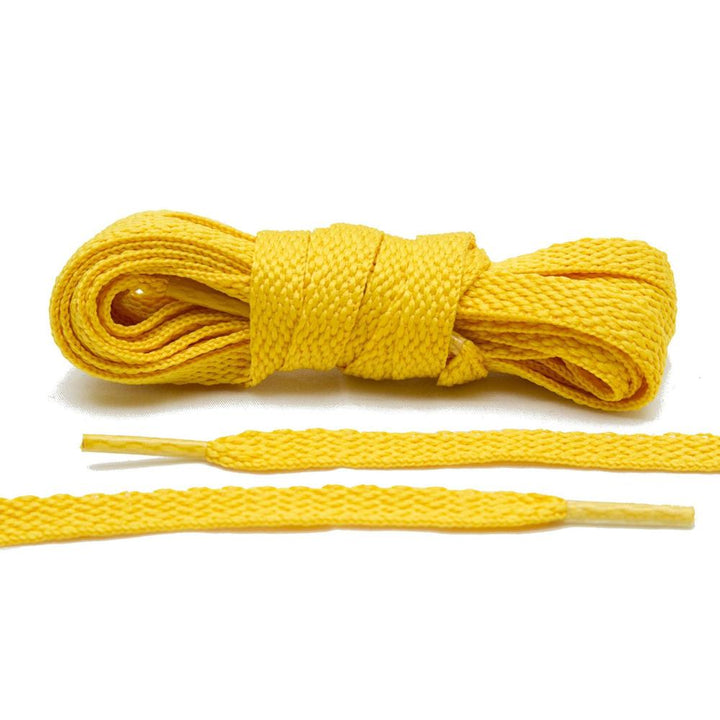 Gold Flat Shoe Laces - Lace Lab