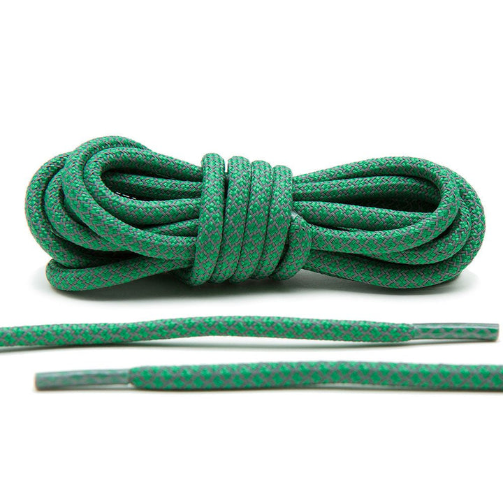 Green 3M Reflective Rope Laces - Lace Lab