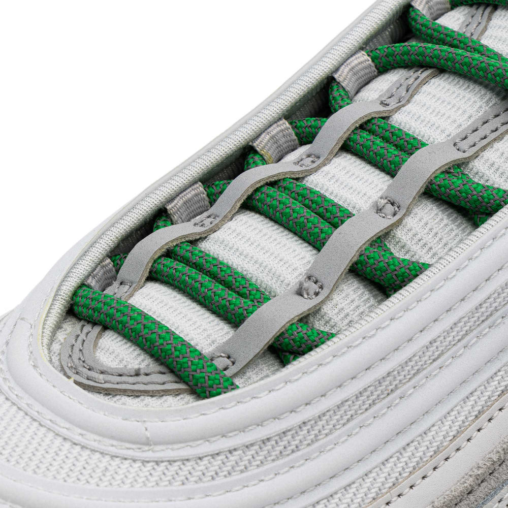 Green 3M Reflective Rope Laces - Lace Lab