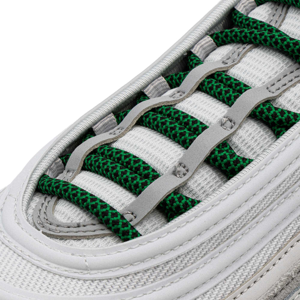 Green/Black Rope Laces - Lace Lab