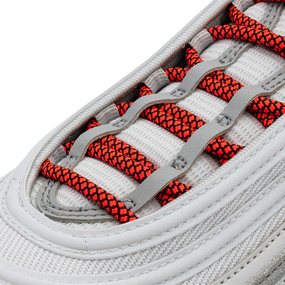 Infrapink/Black Rope Laces - Lace Lab