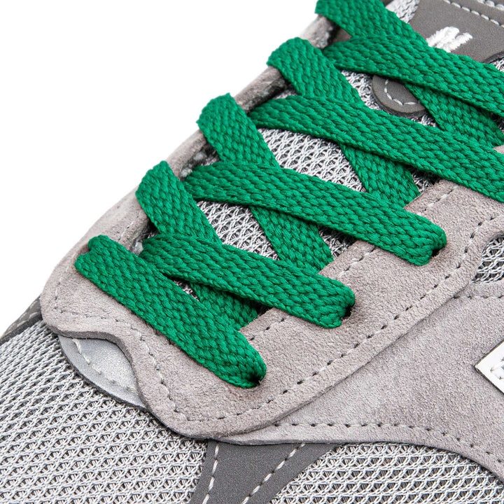 Kelly Green Flat Shoe Laces - Lace Lab