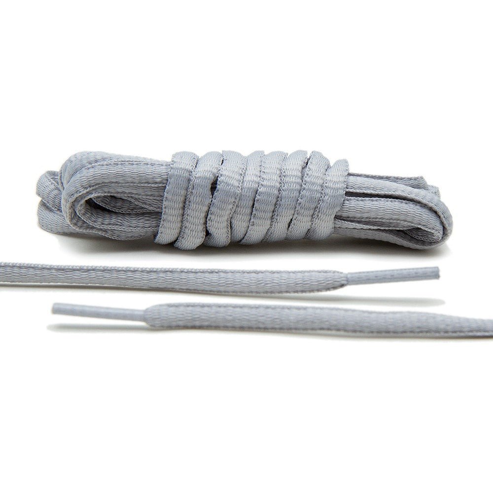 Light Grey - Thin Oval Laces - Lace Lab