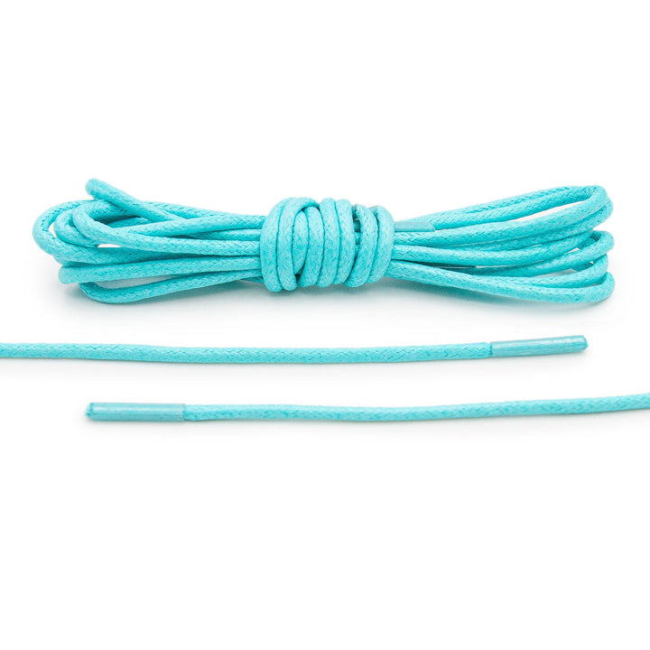 Mint Waxed Dress Shoelaces - Lace Lab