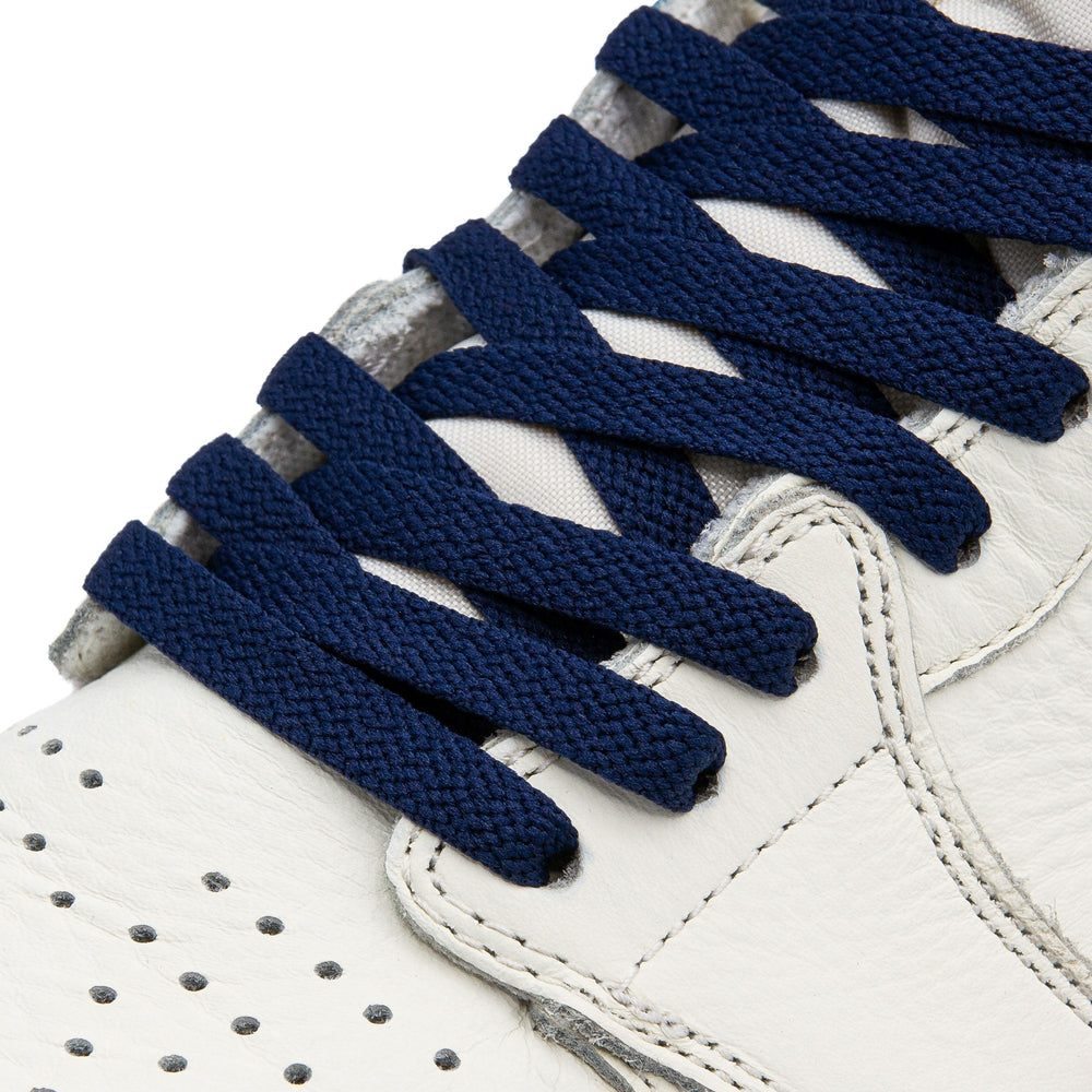 Navy Blue Jordan 1 Replacement Shoelaces - Lace Lab