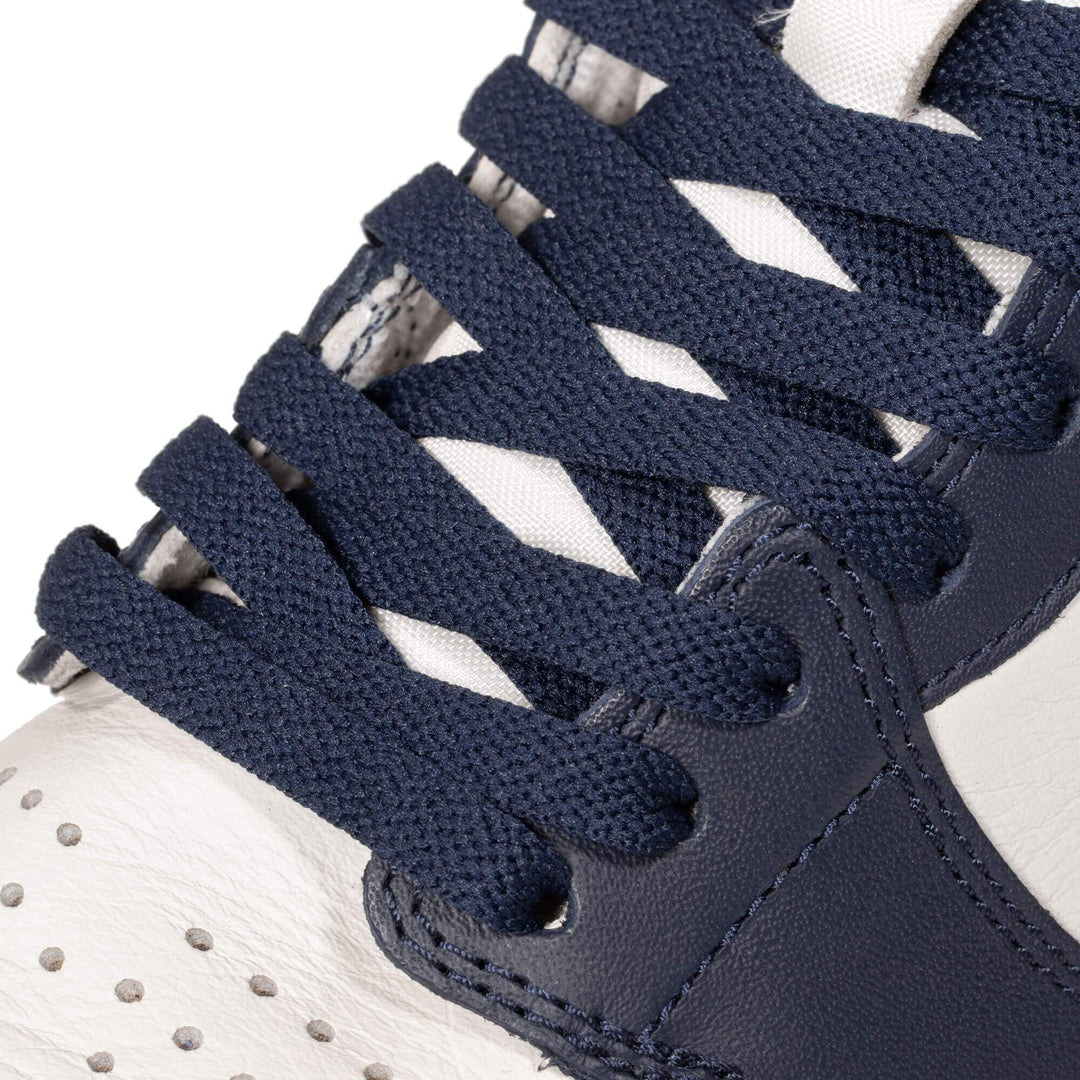 Navy Blue Jordan 1 Replacement Shoelaces - Lace Lab