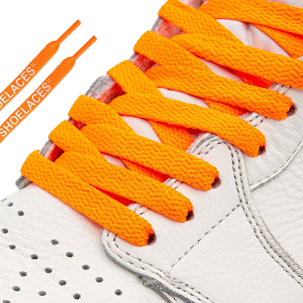 Neon Orange Off - White Style "SHOELACES" - Lace Lab