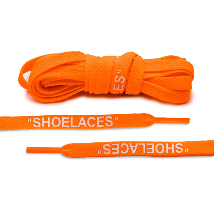 Neon Orange Off - White Style "SHOELACES" - Lace Lab