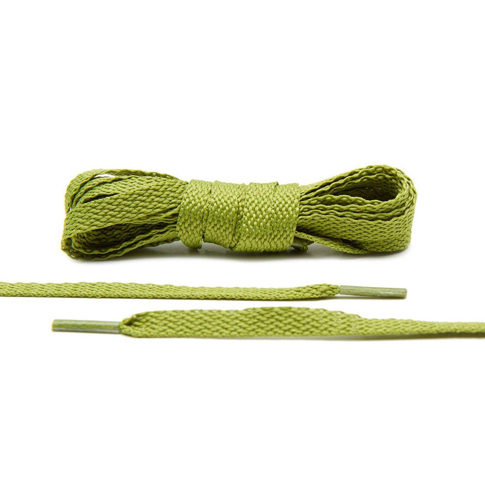 Olive Flat Shoe Laces - Lace Lab