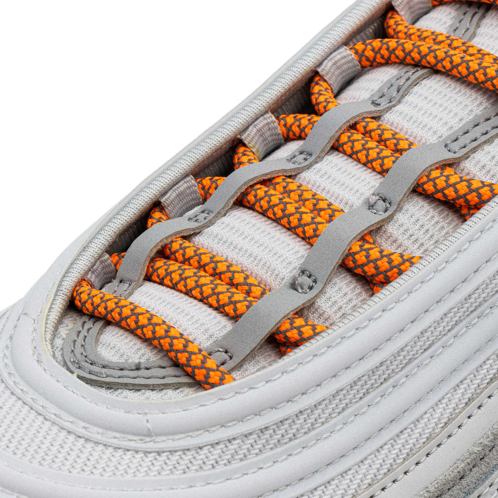 Orange 3M Reflective Rope Laces - Lace Lab