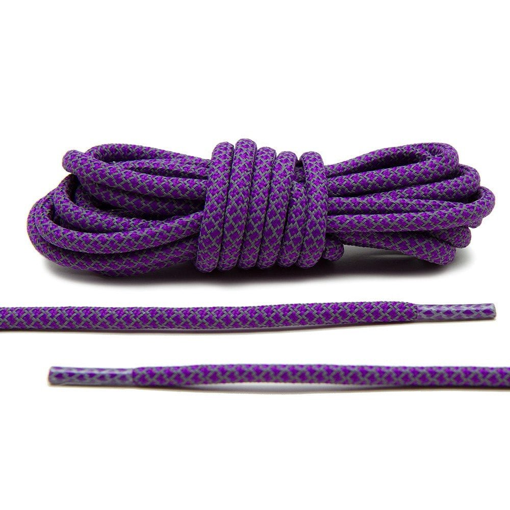 Purple 3M Reflective Rope Laces - Lace Lab