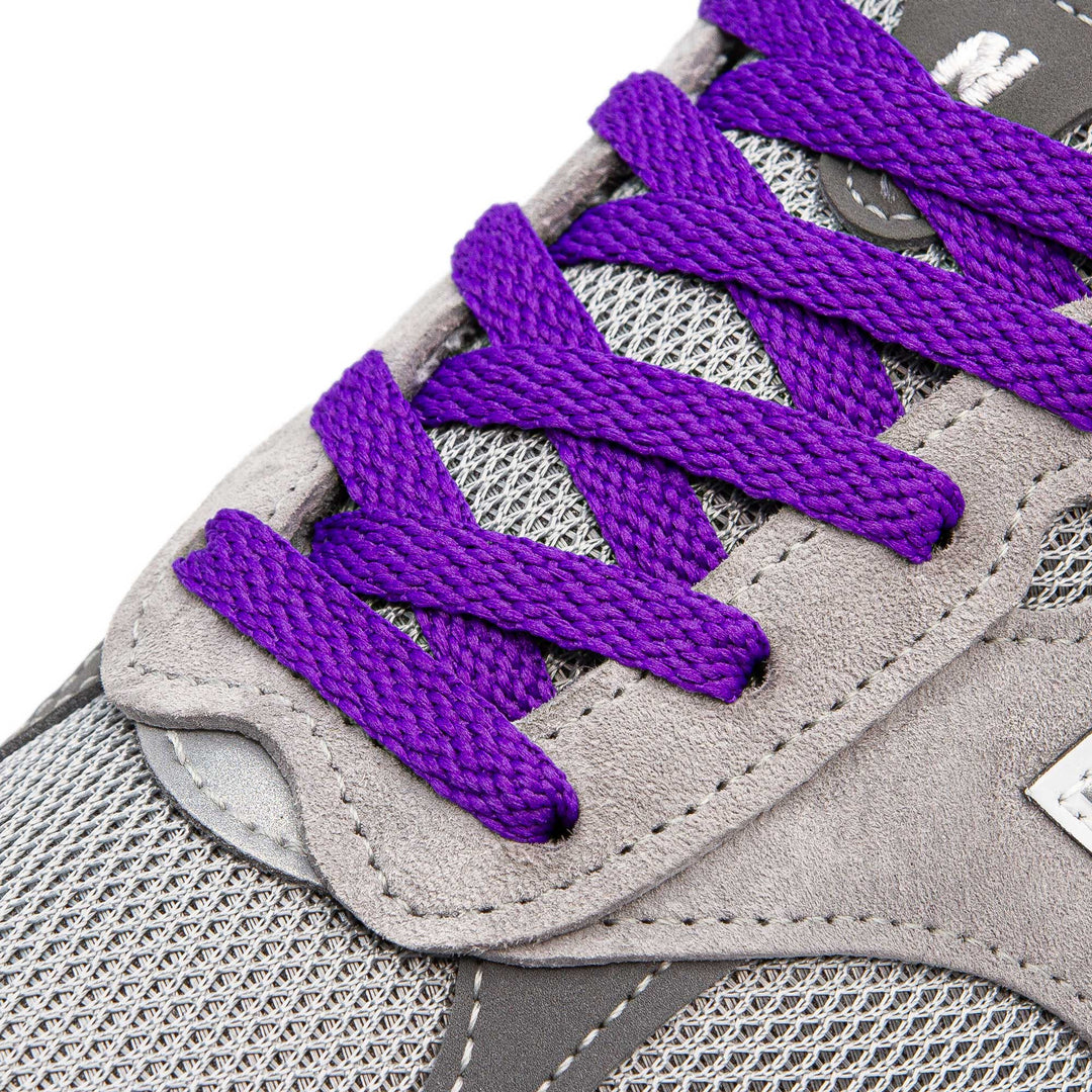 Purple Flat Shoe Laces - Lace Lab