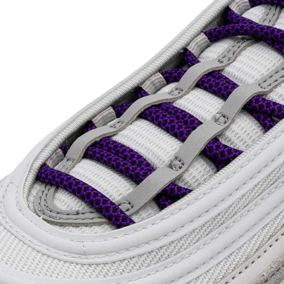 Purple/Black Rope Laces - Lace Lab