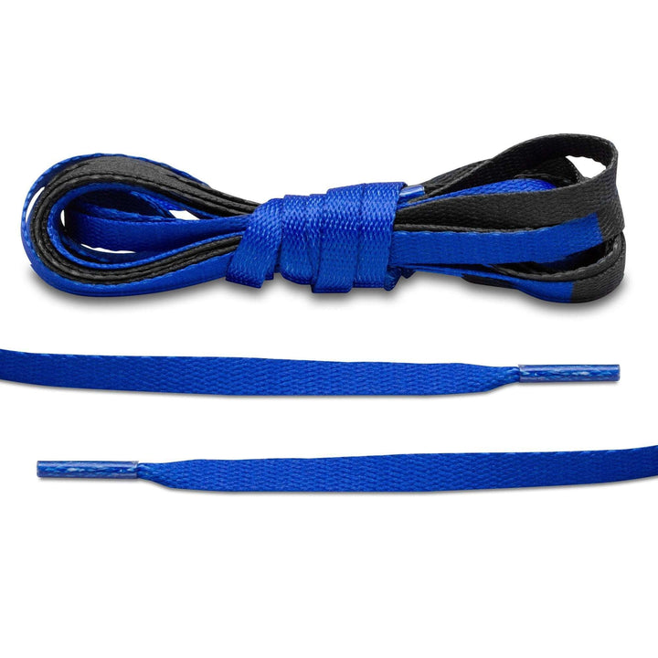 Royal Blue/Black Union Jordan 1 Replacement Shoelaces - Lace Lab