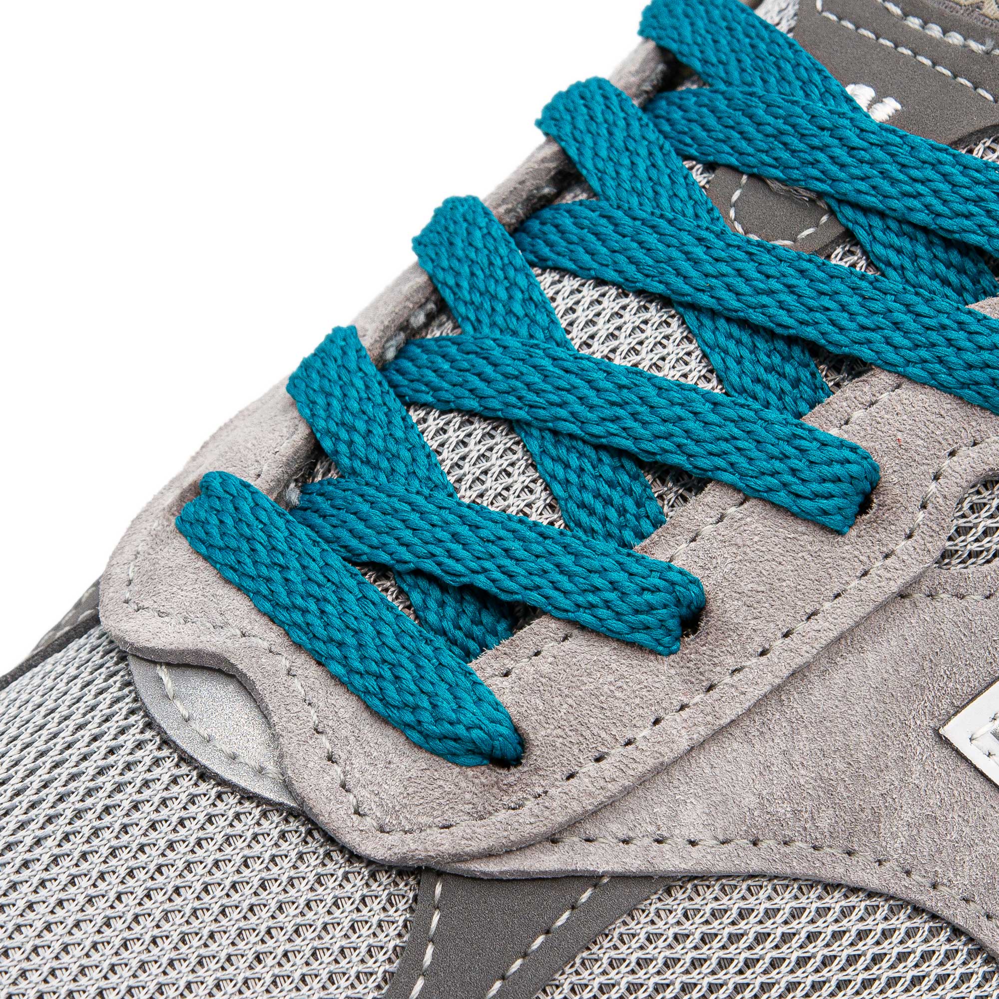 Teal laces fashion