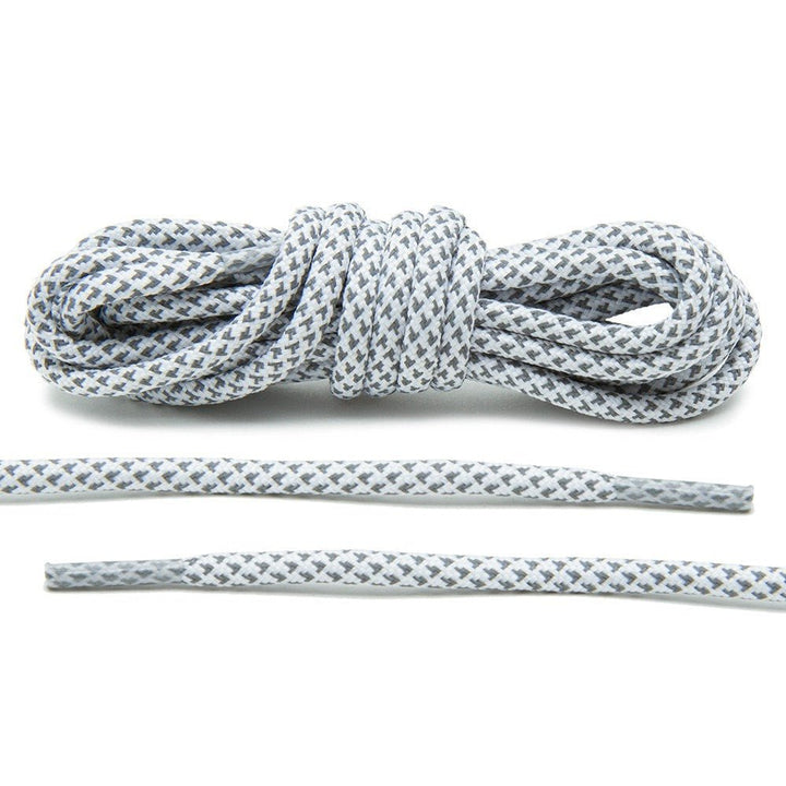 White 3M Inverse Rope Laces - Lace Lab