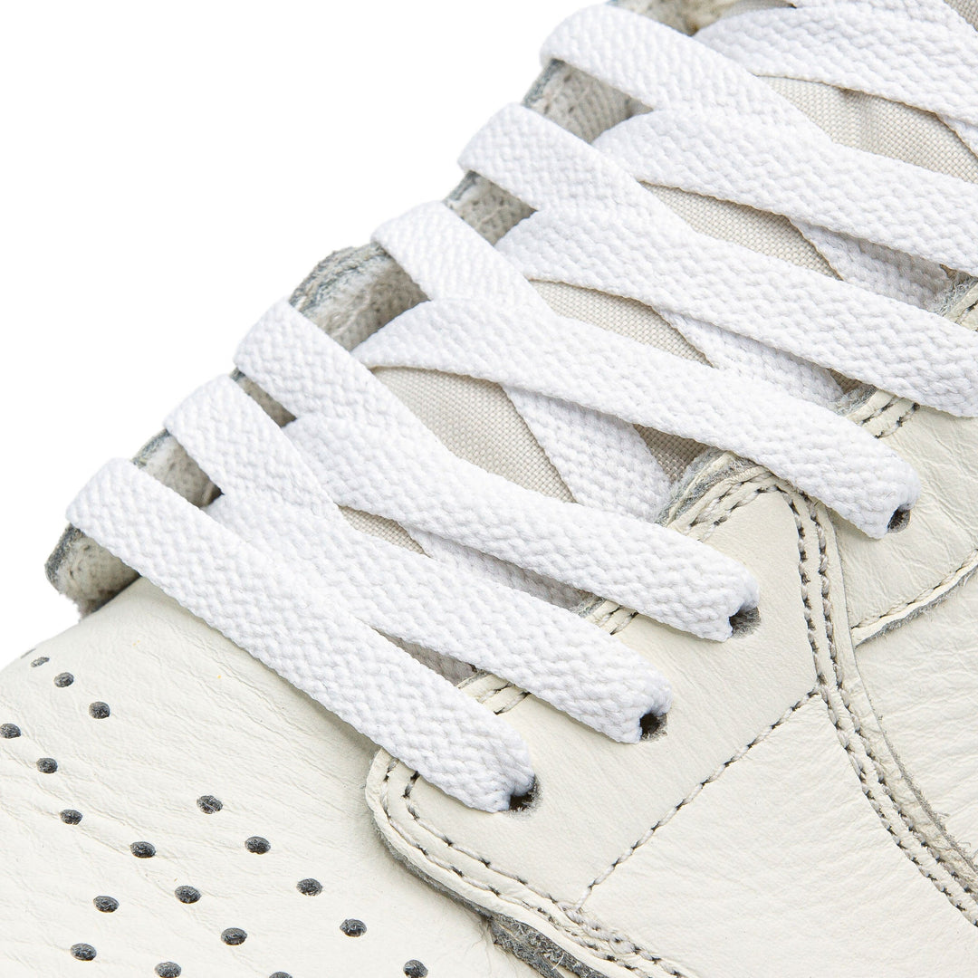 White Jordan 1 Replacement Shoelaces - Lace Lab